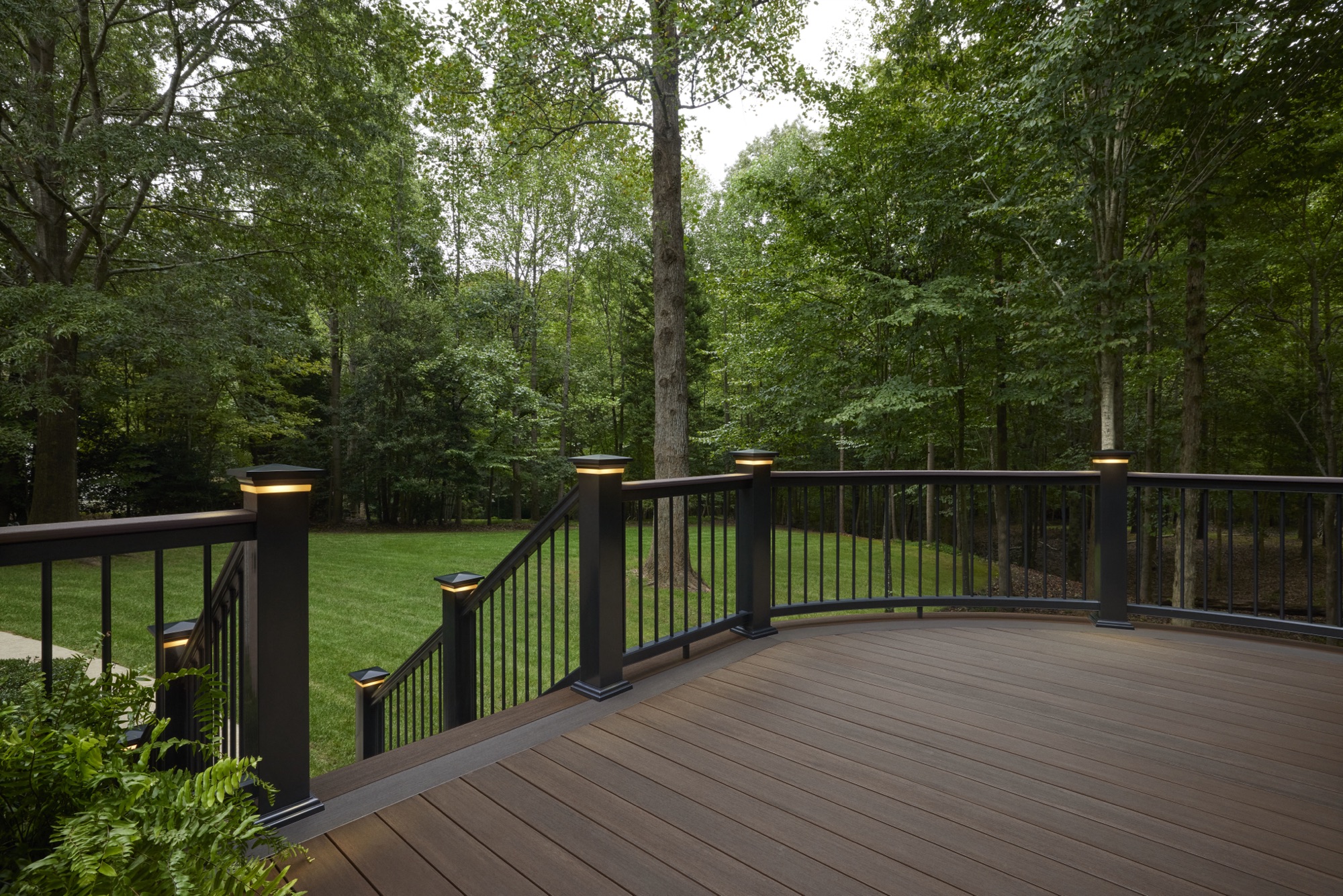 TimberTech AZEK Dark Cocoa PVC decking