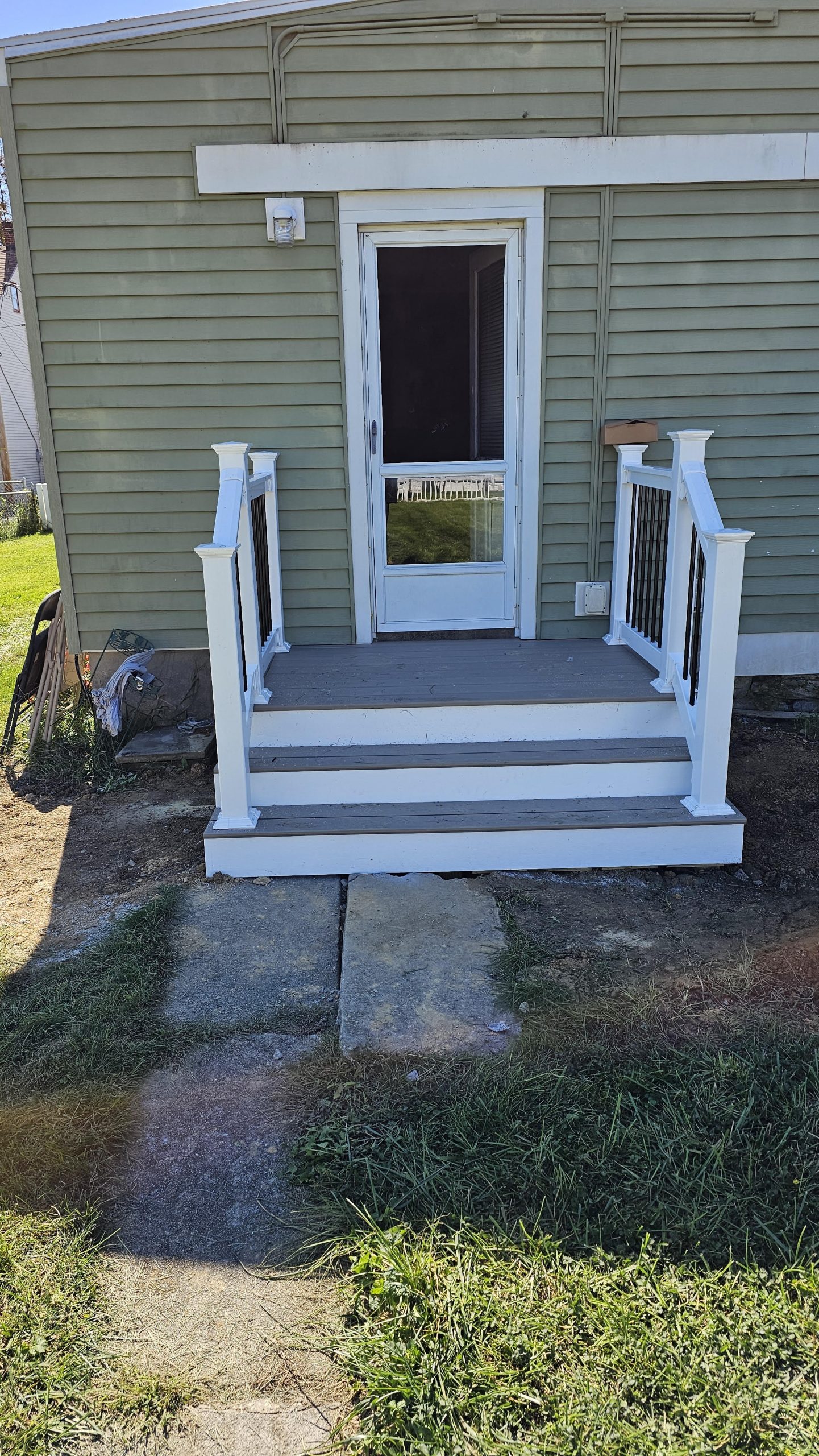 Completed deck installation — TrueCraft Decking Central PA